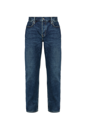 デニム・ジーパン Dolce & Gabbana FW24 5-pocket jeans (FTC7BDG8LW2 S9001) 5-pocket denim jeans with branded tag in Multicolor for